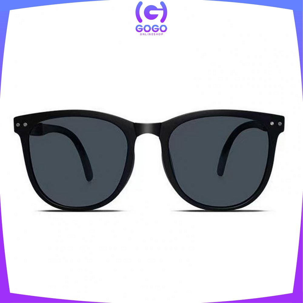 GOGO-C662 Kacamata Hitam Wanita Lipat Korea Fashion Kaca Mata korea Gaya Pantai Sunglasses Anti-UV Wanita Pria Import Kacamata Fashion