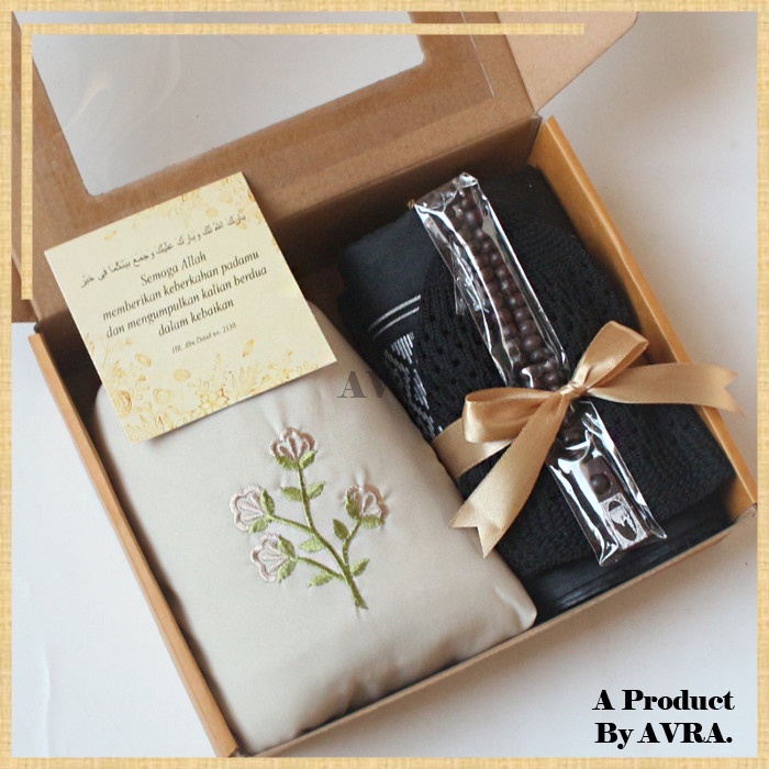 

(COD) Hampers Mukena Kado Pernikahan Hampers Wedding Kado Nikahan Hampers - Khaki Brown