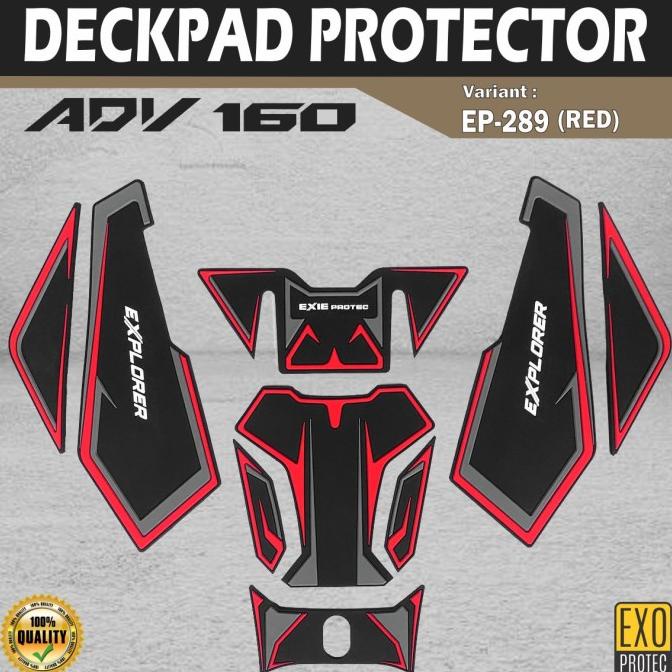 DECKPAD HONDA ADV 160 - TANKPAD ADV 160 - AKSESORIS ADV 160
