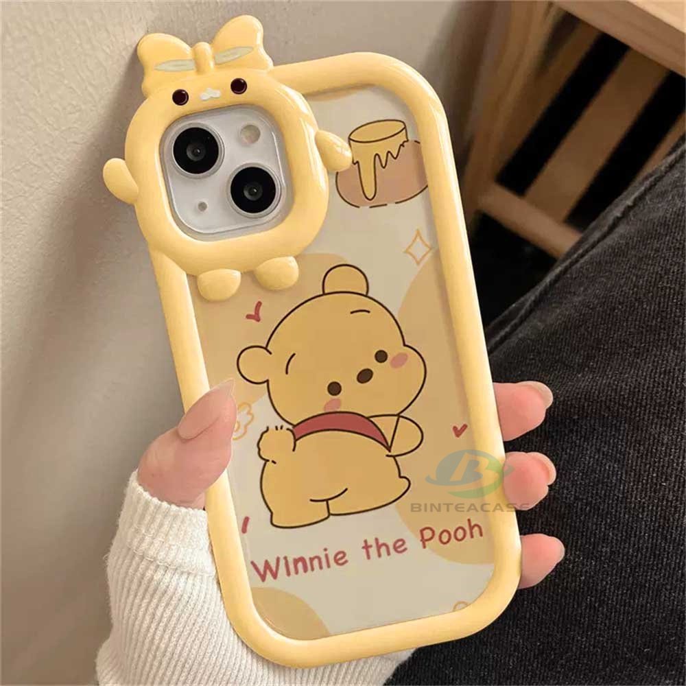 Realme 10 C55 C30 C31 C33 C35 C21Y C25Y RealmeC11 C25 C17 C15 C12 C3 C2 7i 5 5i 6i Pochacco Dan Winnie Little Monster Frame Phone Case Binteacase