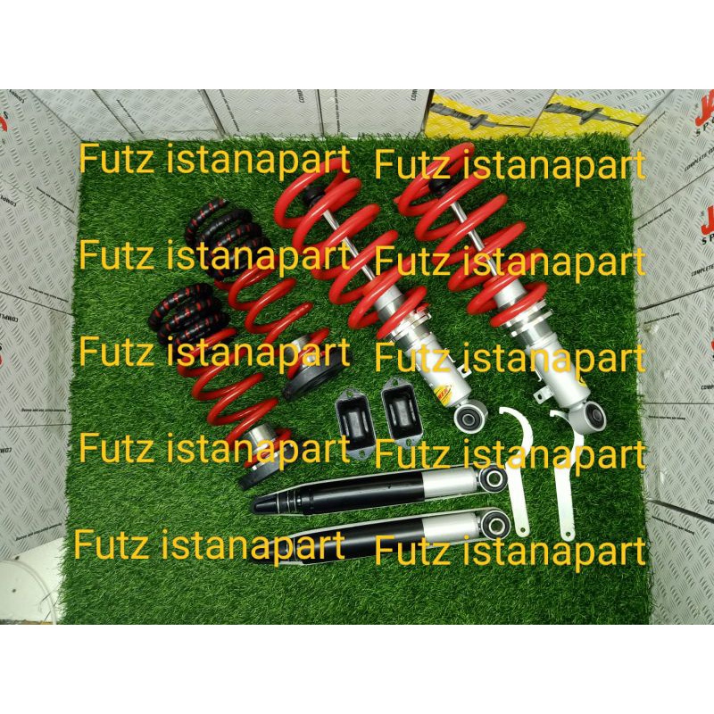 PAKET SHOCK BREAKER JAMEX COILOVER INNOVA REBORN DEPAN + BELAKANG