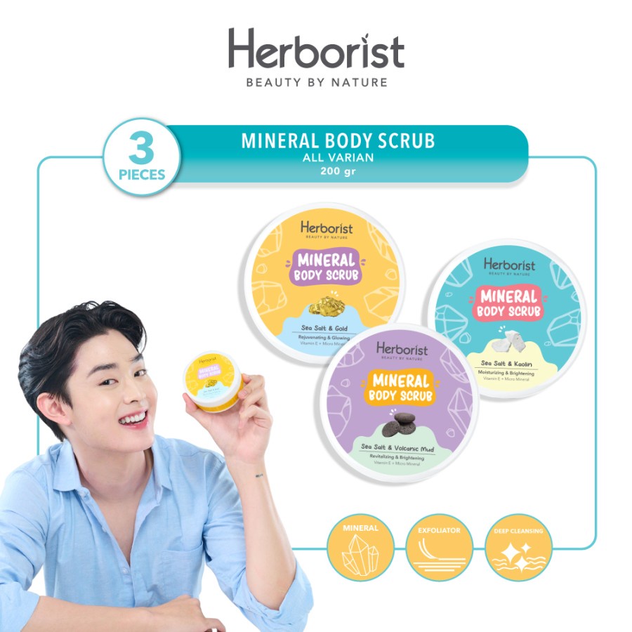 HERBORIST - MINERAL BODY SCRUB 200gr