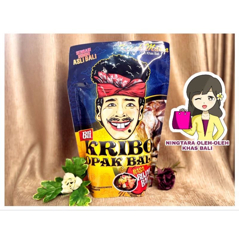 KRIPIK SINGKONG BLI KRIBO OPAK BALI RASA BUMBU RUJAK 100% ASLI OLEH-OLEH KHAS BALI 250GR