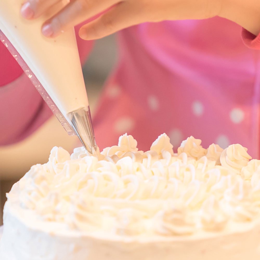 20pcs / Lot Kantong Pipa Icing Fondant Bahan Plastik Food Grade Sekali Pakai Untuk Dekorasi Kue