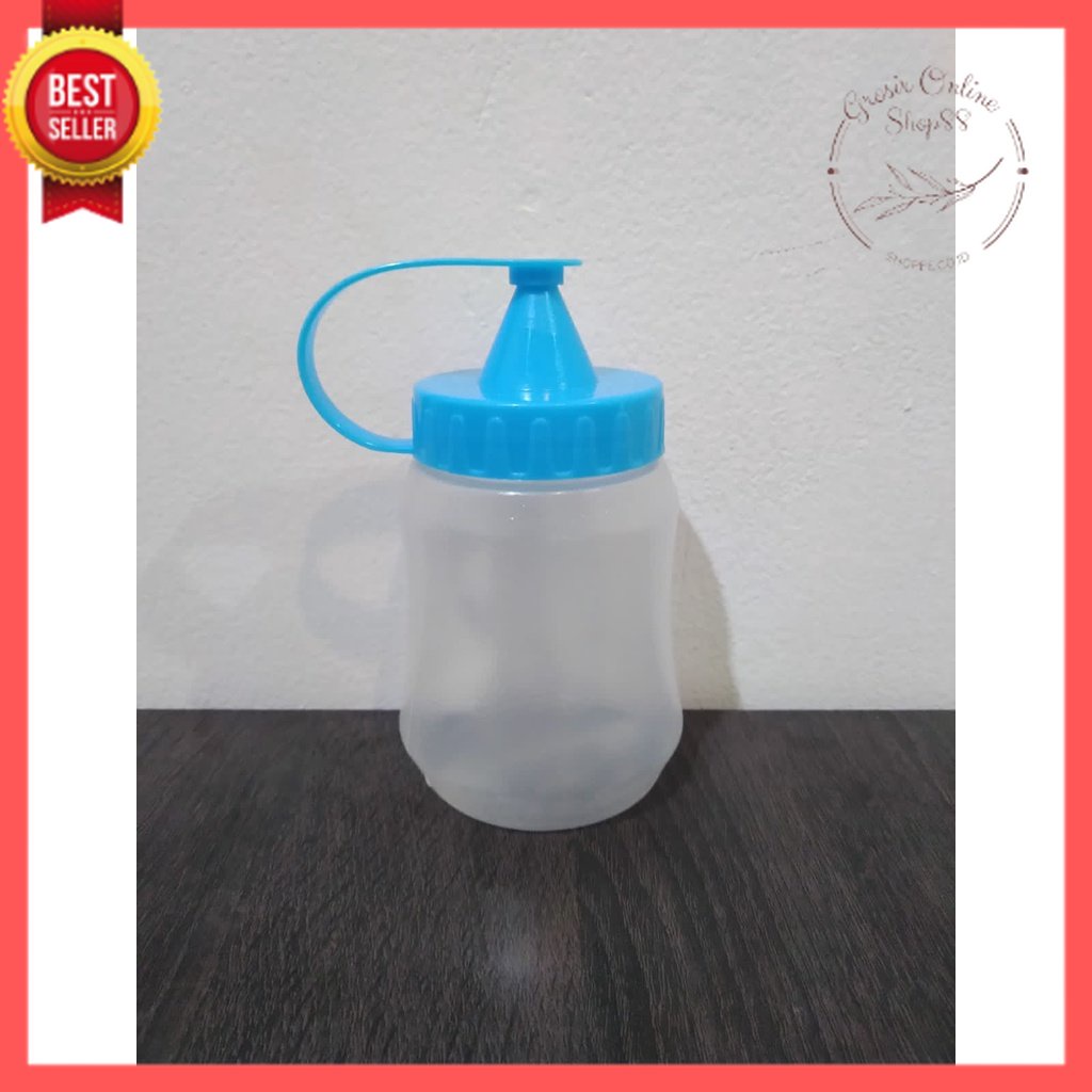 GOS -B115- Botol Kecap Saus - Botol Isi Ulang - Wadah Kecap dan Saus - Botol Plastik Kecap