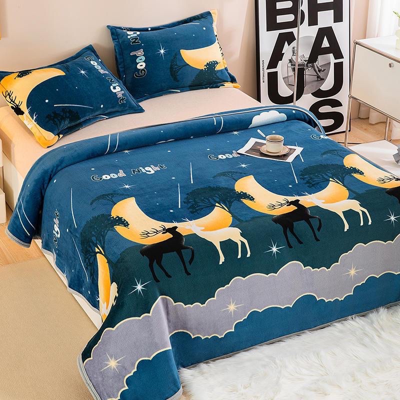 Promo 12.12 New Arrival Selimut Bulu Dewasa 140x200 Motif Terbaru