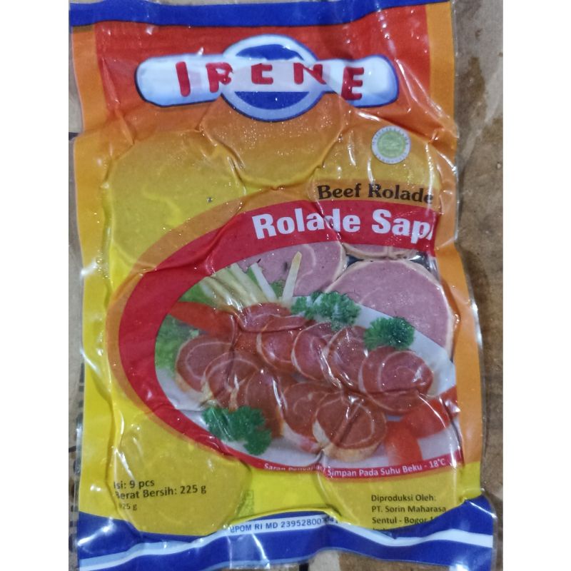 

Rolade Irene Sapi kemasan 225gr isi 9