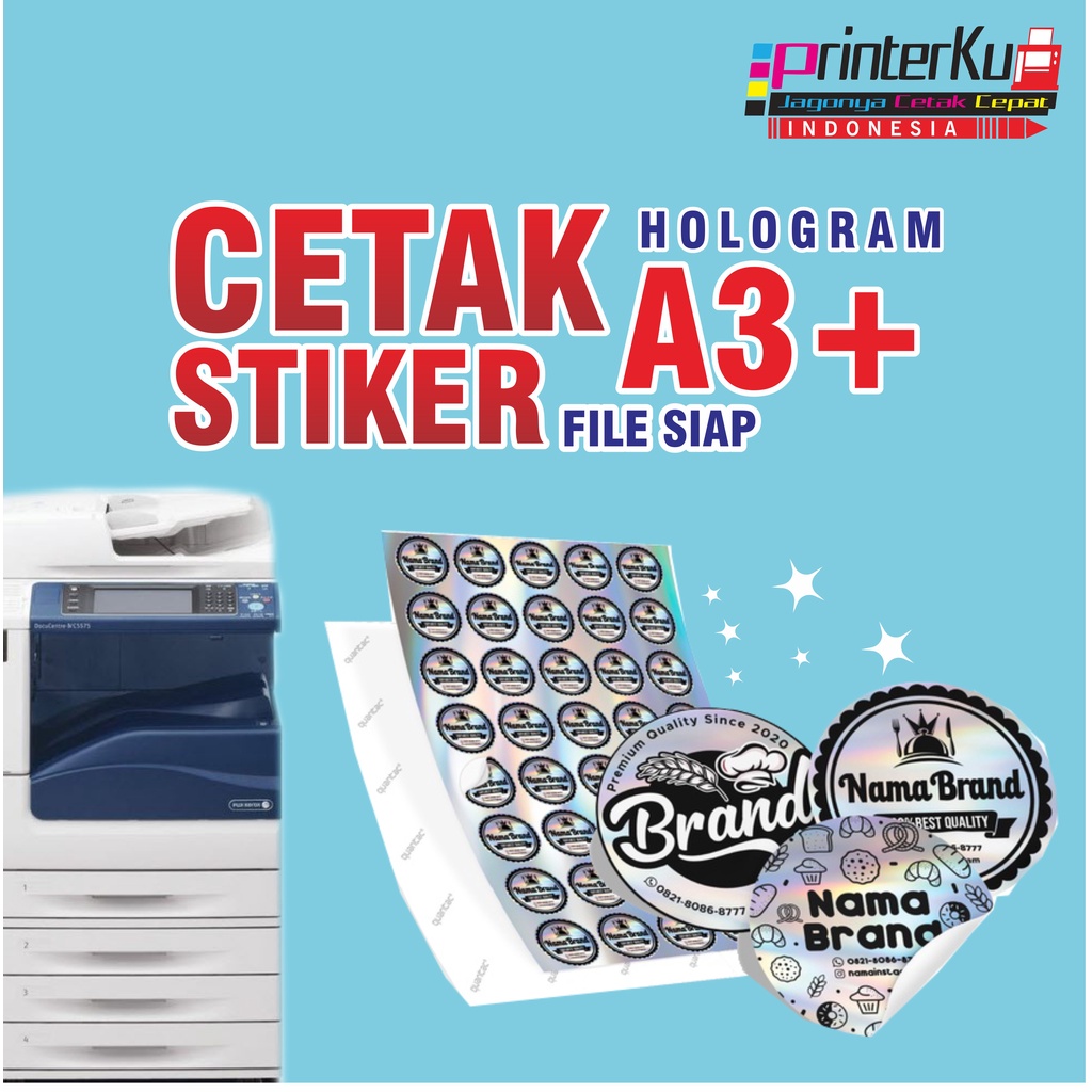 

Cetak Stiker Hologram A3+
