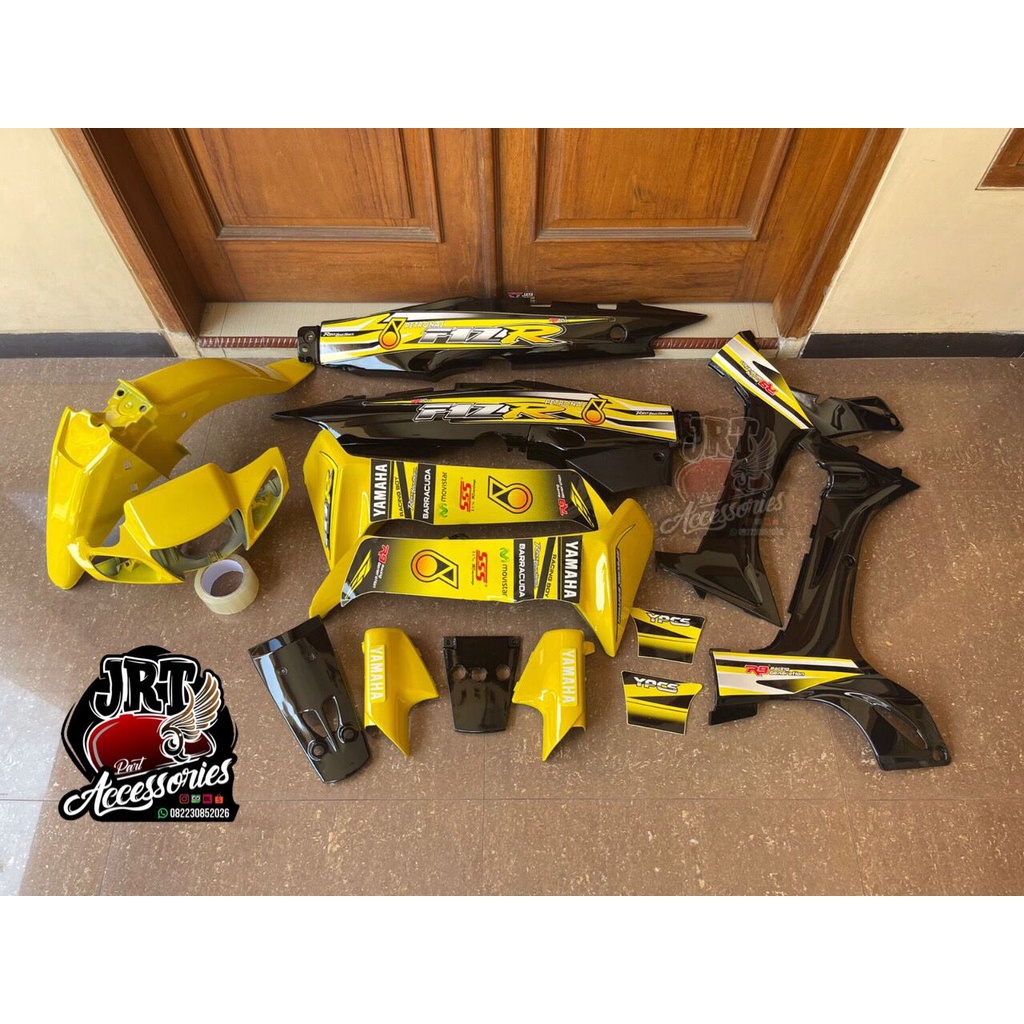 Cover Body yamaha Fizr F1zr Petronas Kuning Hitam Full Set Halus Cover Bodi Yamaha Fiz r petronas ma
