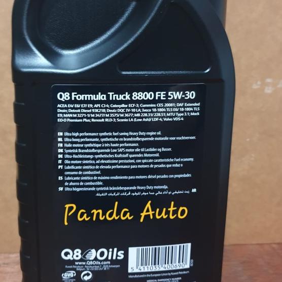 OLI MOBIL DIESEL Q8 8800 5w 30 ULTRA HIGH PERFORMANCE Synthetic, 1 LTR