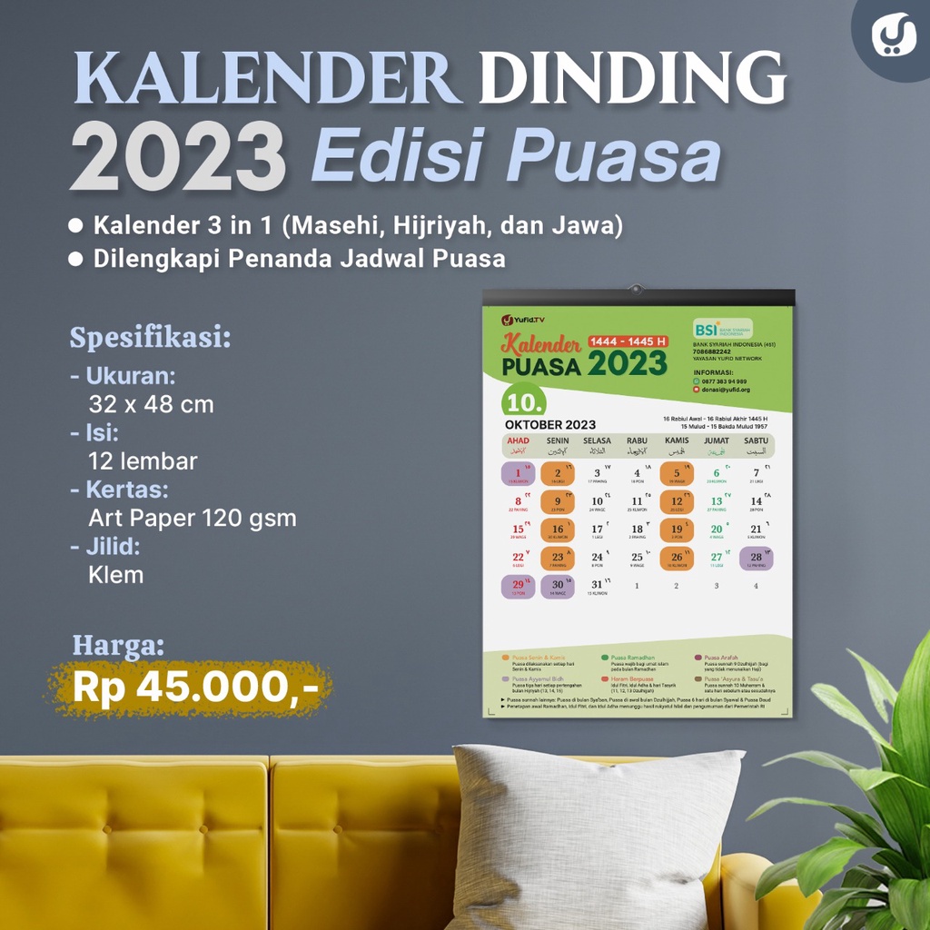 

KALENDER DINDING YUFID 2023 EDISI PUASA