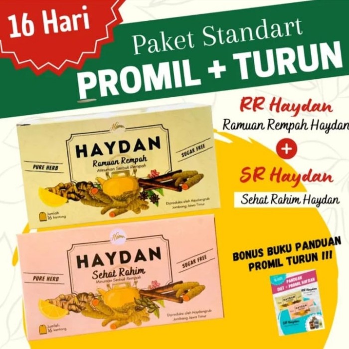 

PAKET PROMIL DAN TURUN HADYAN