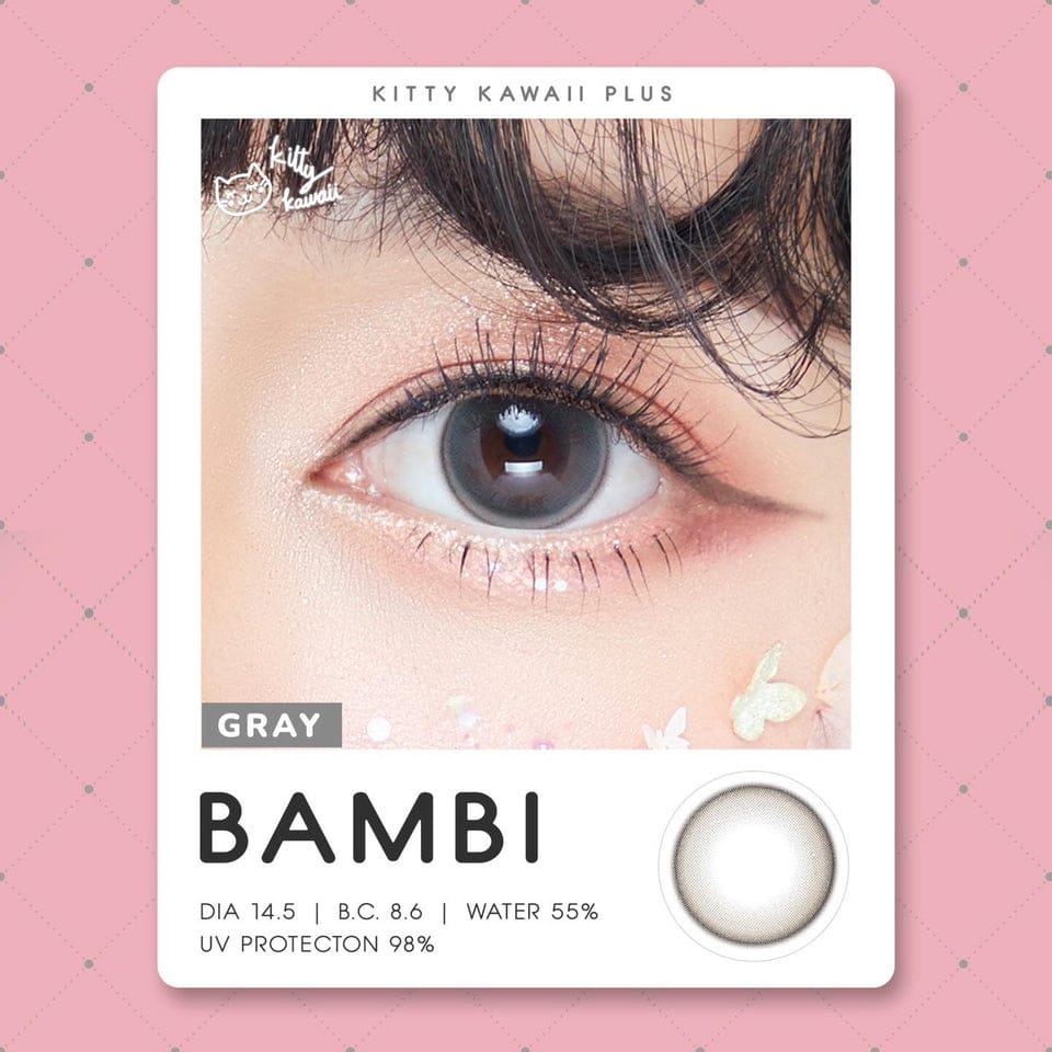 SOFTLENS MINI BAMBI. NORMAL MINUS s.d - 6.50. ORIGINAL DIAMETER 14.2MM KITTY KAWAII