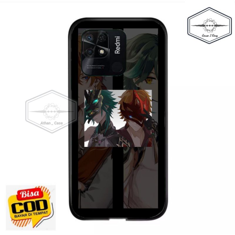 Athan Case [Redmi] 10A & 10C Fashion Animasi Aesthetic [GenshinImpact] Unik Keren series 002