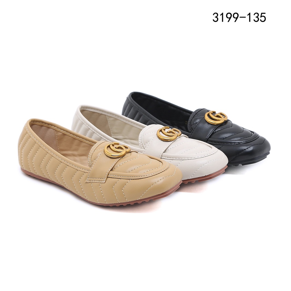 GC  GG Logo Calsfkin Flats Shoes 3199-135