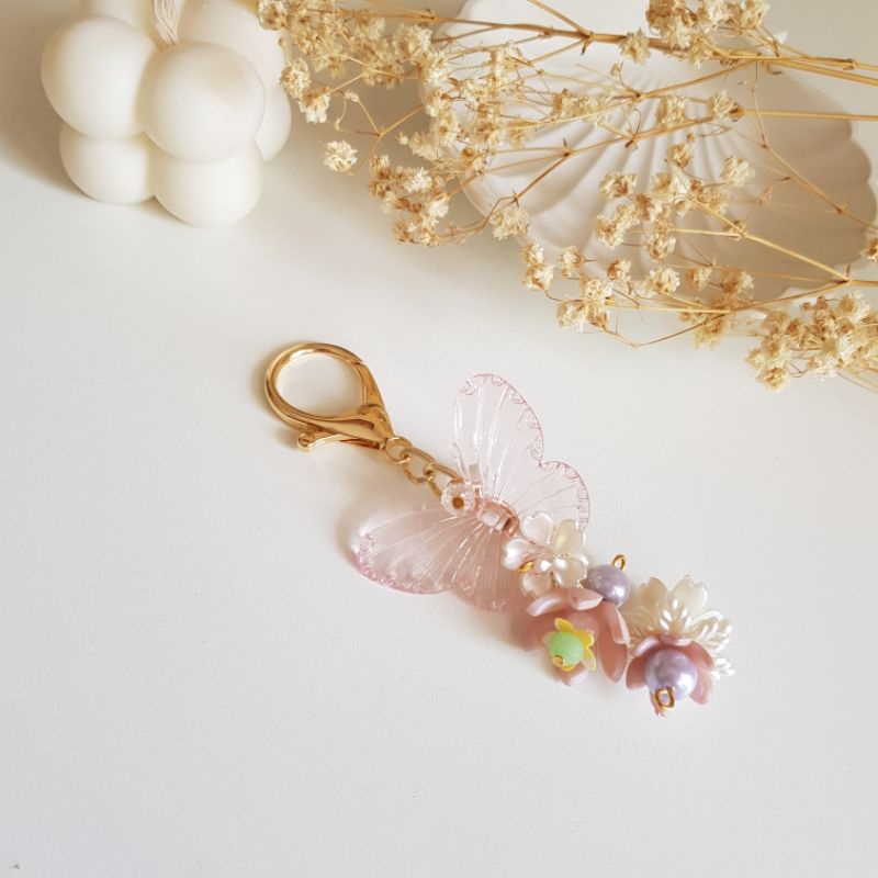 Gantungan Kunci Mariposa / Gantungan Tas / Gantungan Aksesories / Keychain / Bag charm