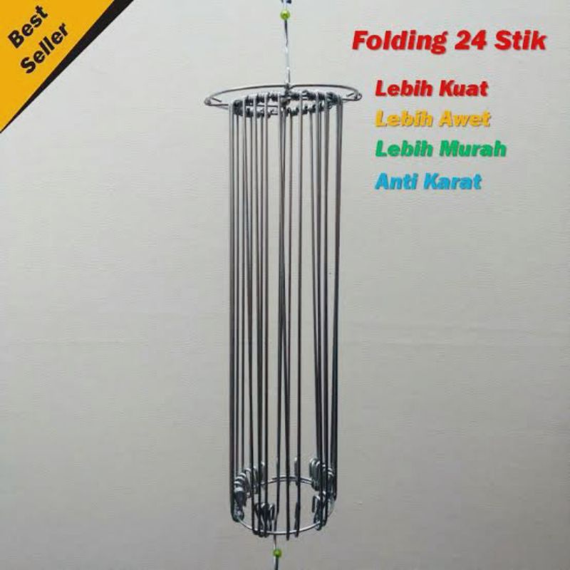 Gantungan baju bayi Folding Hanger RAJA