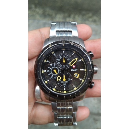 jam tangan royal army by chronomaster second bekas original