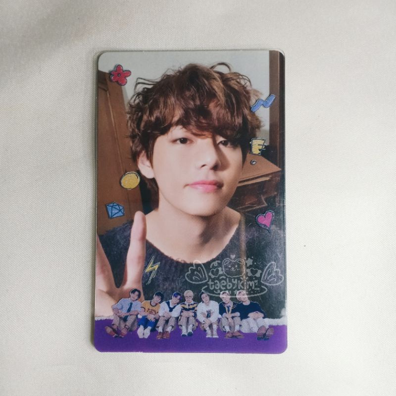 OFFICIAL RANDOM PC RPC DECO KIT BTS V TAEHYUNG + DECO FILM