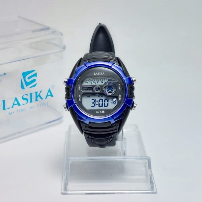 DIGITAL WATCH Jam Tangan Anak Terbaru Water Resistant Premium Rubber 7135 LASIKA