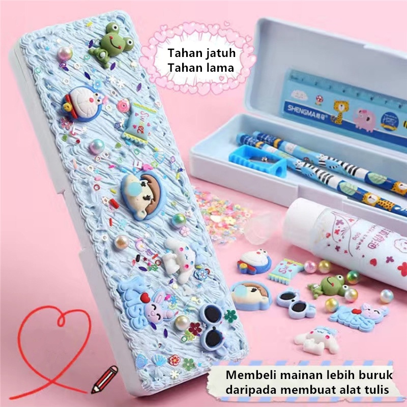 Kotak Pensil handmade DIY Untuk Edukasi Anak Laki-Laki / Perempuan