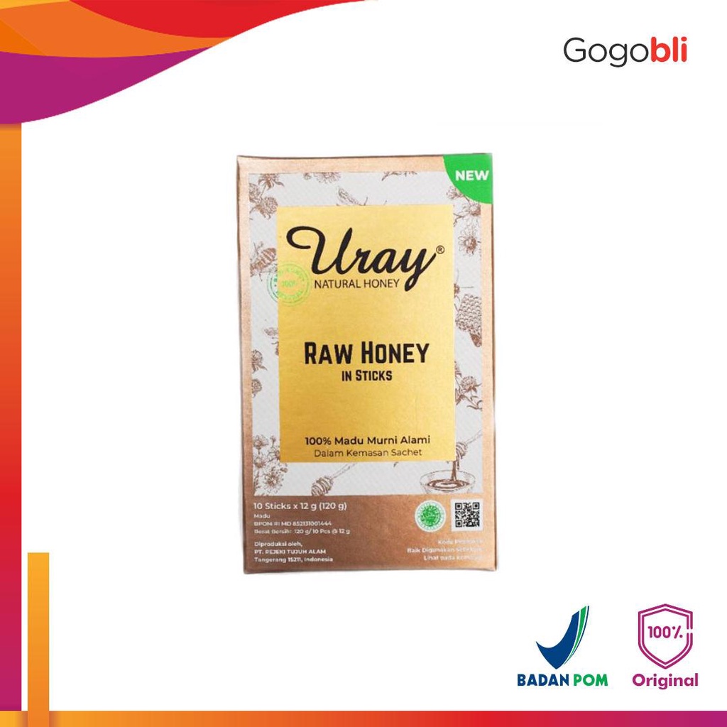 

Madu Uray Natural Raw Honey Stick (10 Stick @12gr)