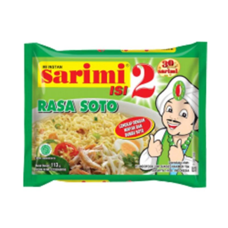 

( SATUAN ) SARIMI ISI 2 RASA SOTO 113gr isi 1 ( SATU ) PCS