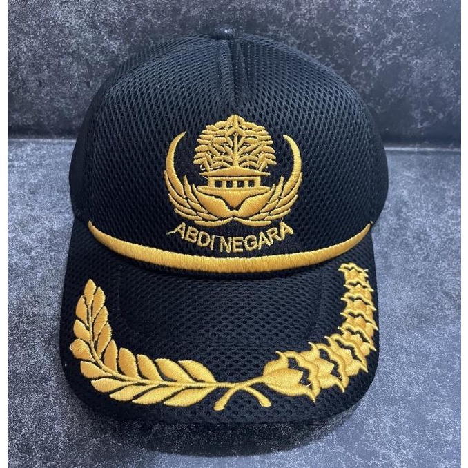 Topi Jaring Korpri Pns Golongan 3 (Hitam) - Topi Korpri Golongan 3