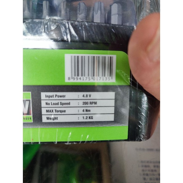 ryu RCD4.8v mesin bor obeng baterai cordless RCD 4.8v