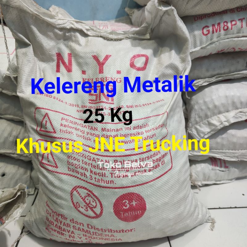 Kelereng Gundu Metalik 25 kg Khusus JNE Trucking