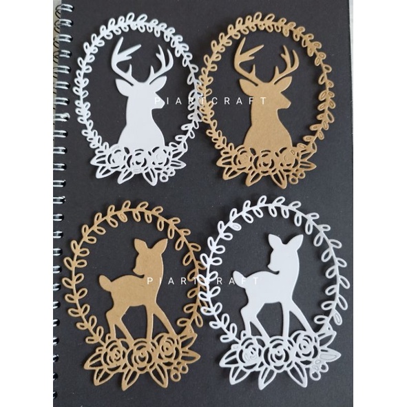 

seri CHRISTMAS - Rusa - Dies cut / cut dies DIY scrapbook / vintage journal / album