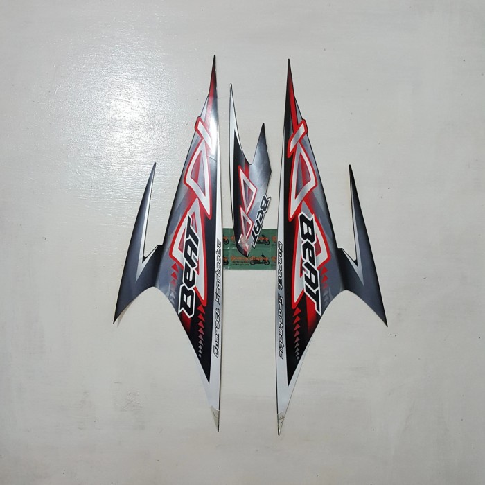 Striping honda beat karbu 2012 hitam original 1000% NOS