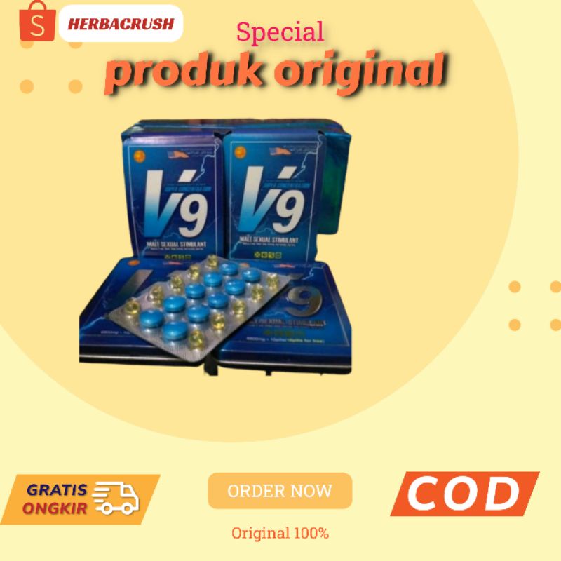 V9 obat kuat pria original asli 100% obat Vitalitas pria berkualitas