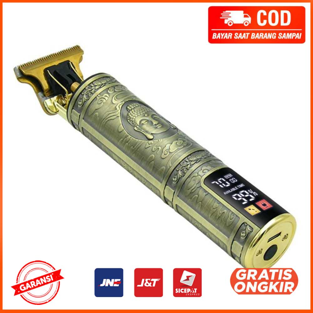 Alat Cukur Rambut Elektrik Hair Clipper Trimmer Model Buddha T9