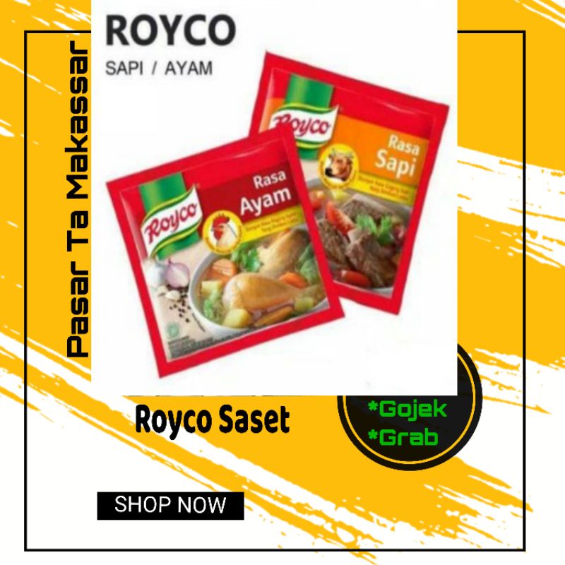 

Royco Ayam Royco Sapi / Penyedap rasa / Pasar Ta Makassar