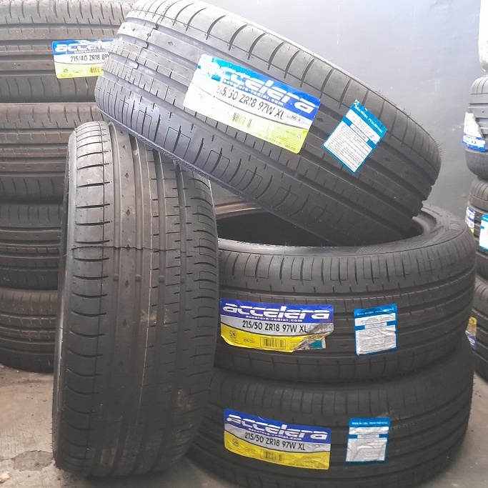 Ban mobil ring 18 merk ACCELERA PHI-R 215 50 R18 Ban tubles produksi baru 215/50 R18