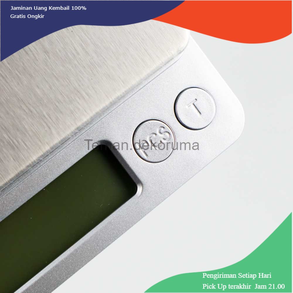 TD - PR Taffware Digipounds Timbangan Dapur Digital 1kg Akurasi 0.1g - i2000