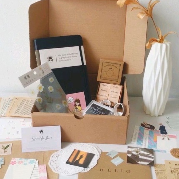 

JOURNAL KIT - Scrapbook Vintage / Journaling Set / Bullet Journal Lengkap