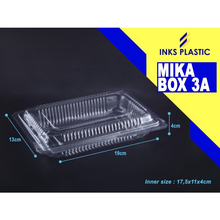 Bento Mika Box 3A/Mika Nasi Box Kemasan (100 Pcs)