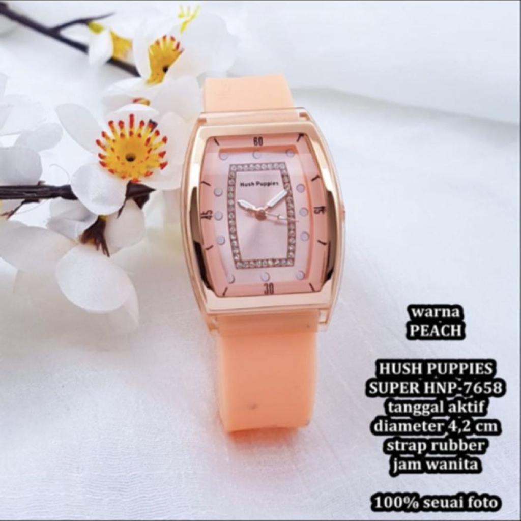 Kws Jam Tangan Wanita Korea Fashion Oval Strap Rubber HP66