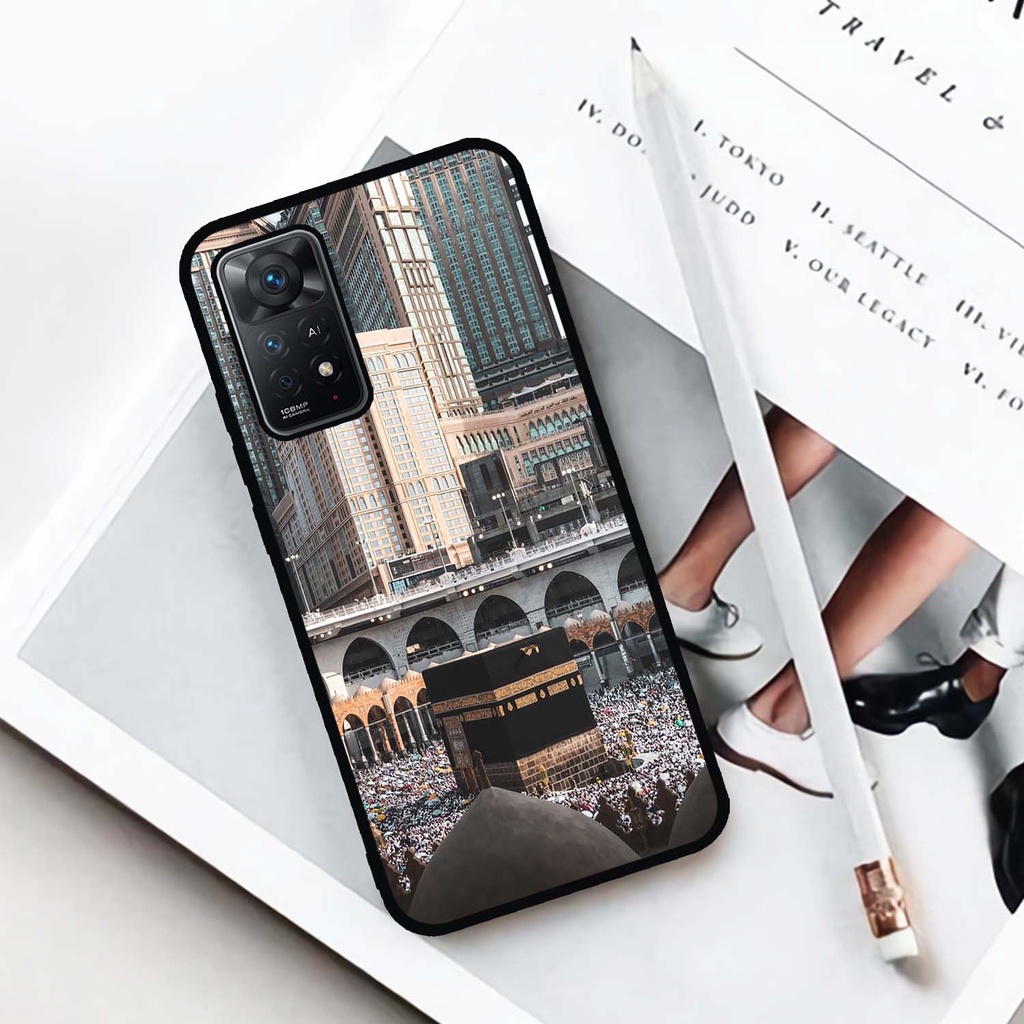 Case Glossy Kilau Redmi Note 11 Pro | Casing Hp Xiaomi | Pelindung Smartphone | Motif Mekkah