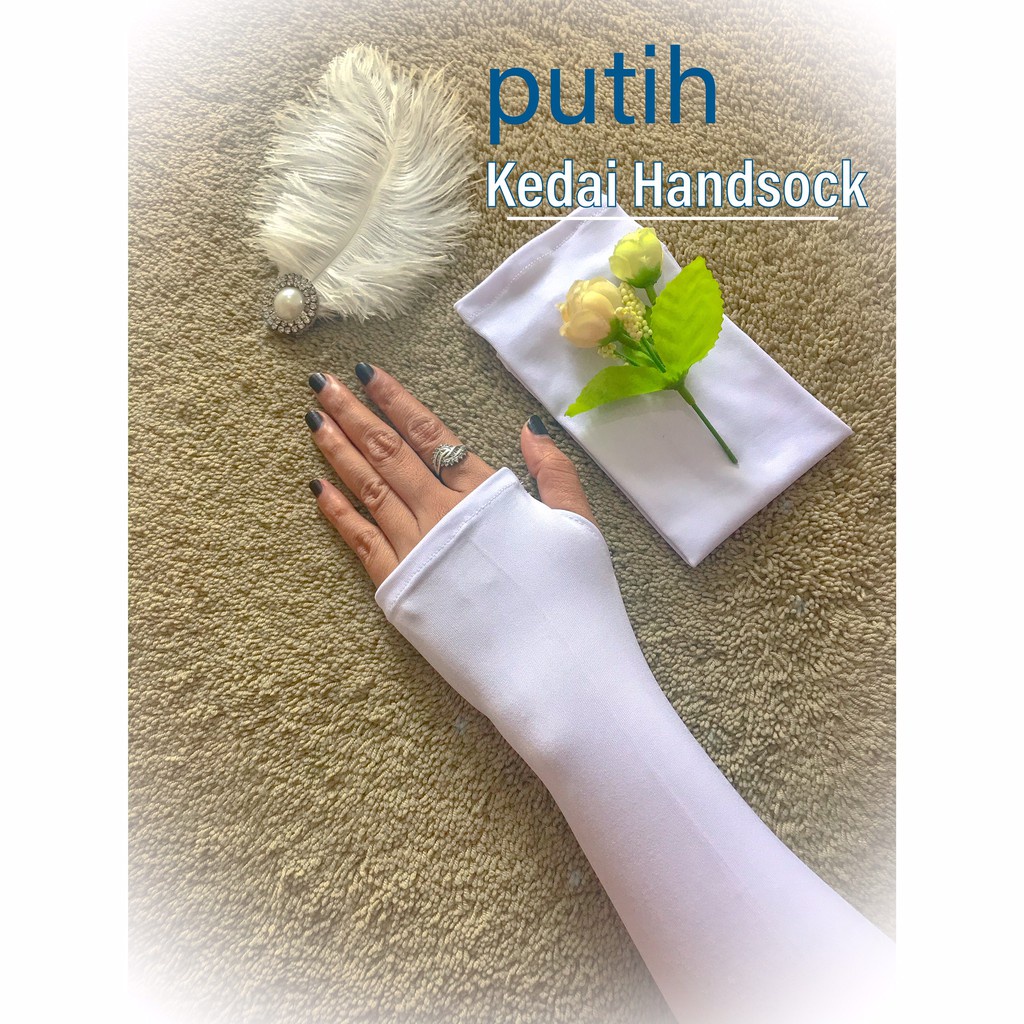 handsock polos / manset polos lengan panjang / handsock tanpa lubang jempol