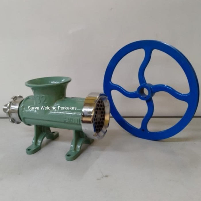 Gilingan Daging Gilingan Daging Manual 32 Stainless Pakai Bearing Body Besar