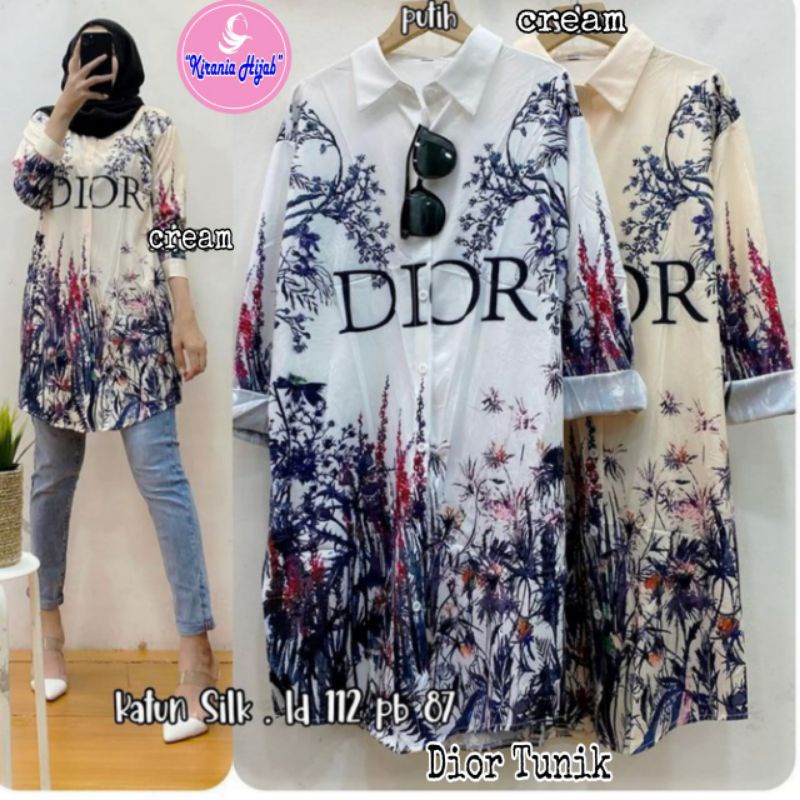 TUNIK BERGAMBAR // BUNGA DR FASHION IMPORT BKK