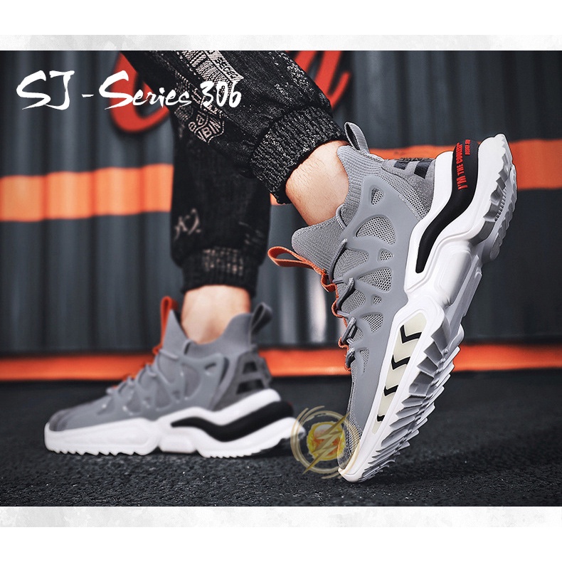 [OOS] Sepatu Sneakers Pria Fashion buat Running atau Nongkrong Model Keren Kualitas Import Premium -306