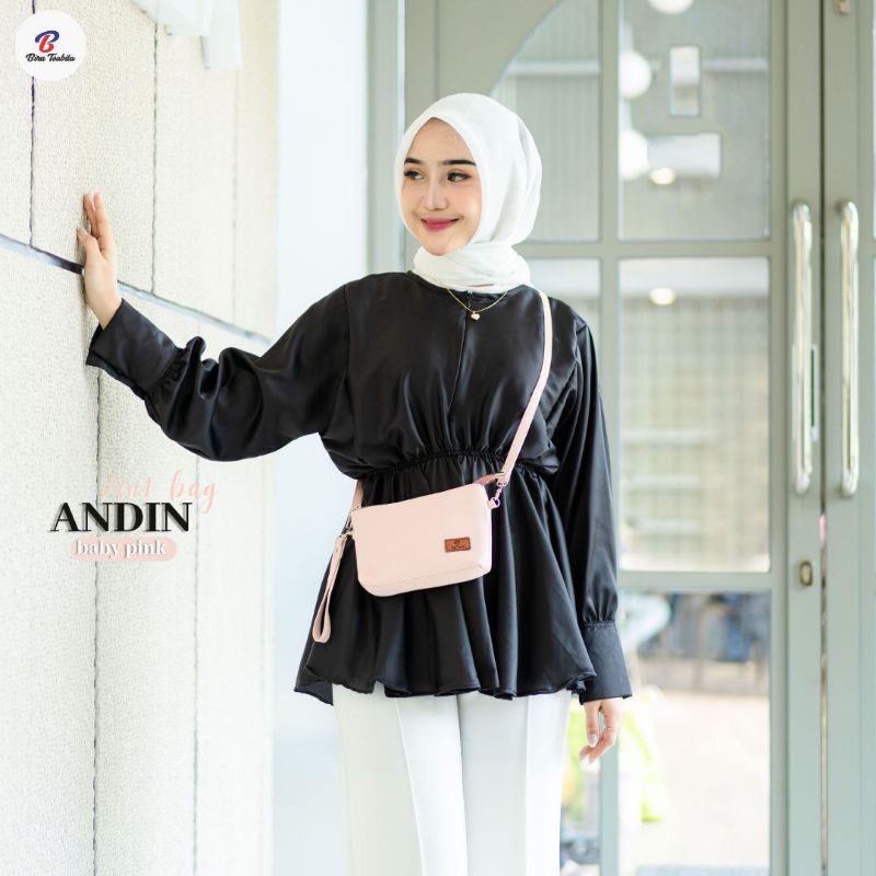 Biru Tsabita Andin Bag Tas Handphone Lucu Anti Air