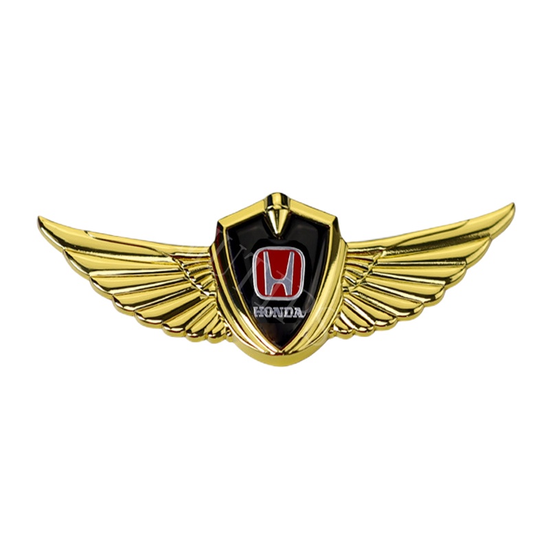 Stiker Emblem Logo Honda 3D Bahan Metal Untuk Mobil Civic CRV HRV BRV Freed Brio Accord Jazz