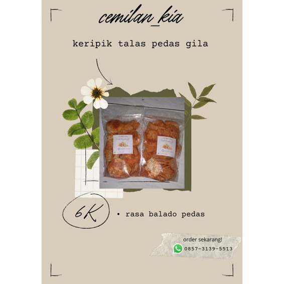 

kripik talas