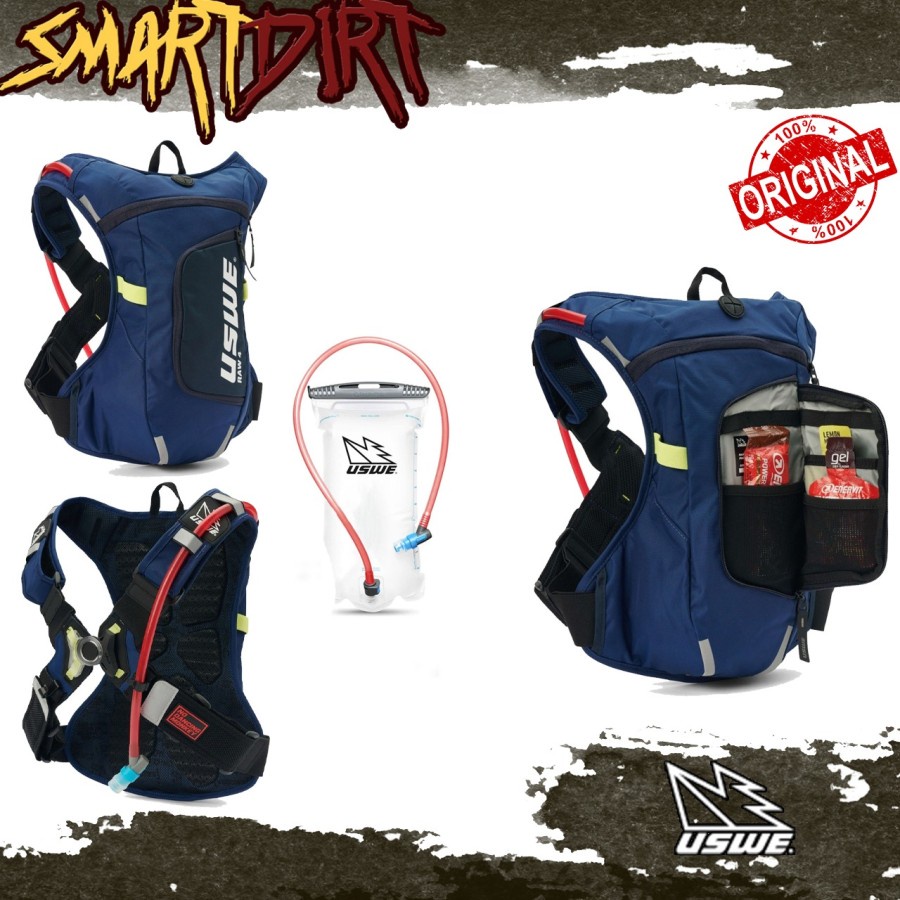 HYDRATION BACKPACK USWE RAW 4 FACTORY BLUE TAS USWE RAW 4 BLUE ORI