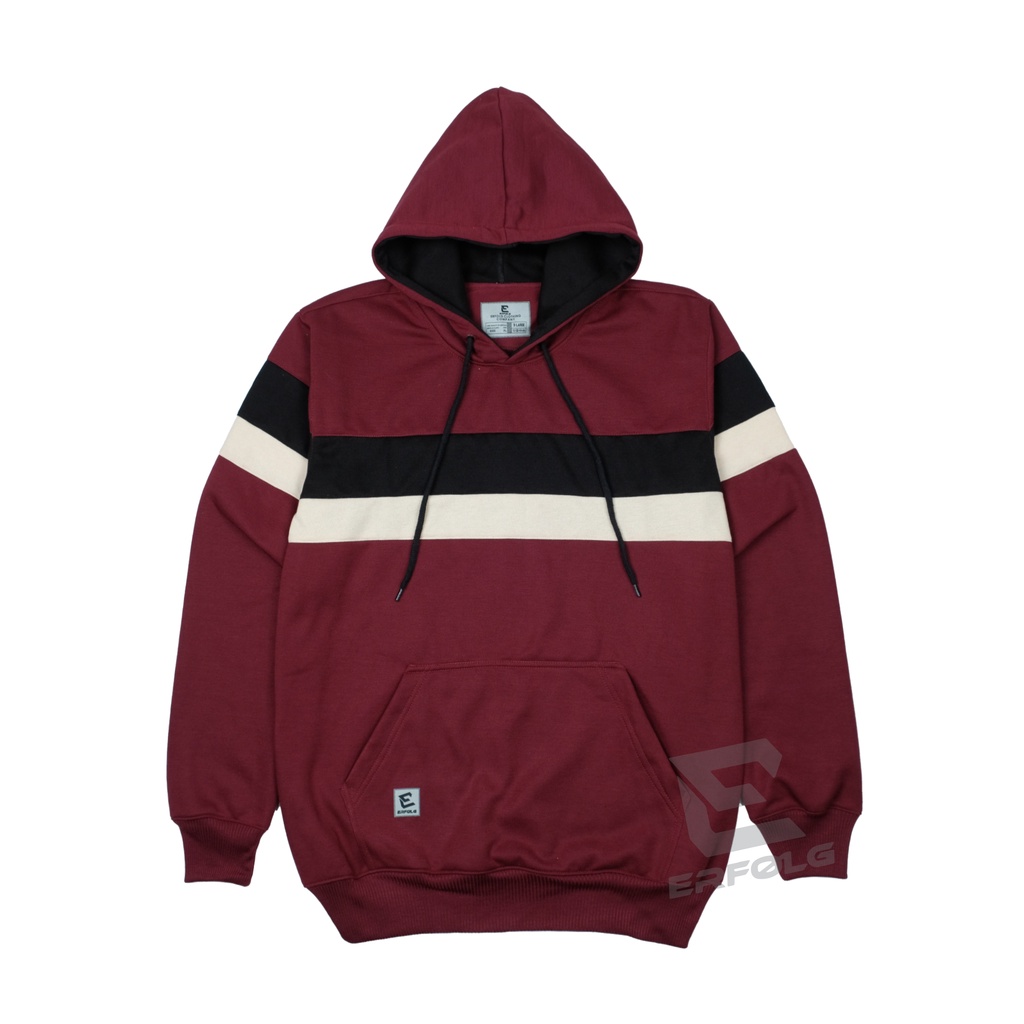 Erfolg Offiziell Sweater Hoodie Pria Wanita Basic Polos Kombinasi 3 Warna Switer Oblong Distro Brand Lokal Suiter Hudy Oversize Cowok Cewek Suater Jumper Combinasi M L XL